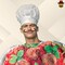 Spaghetti and Meatballs Adult Costume Halloween Food Tunic Chef Hat Funny Group Party Outfit